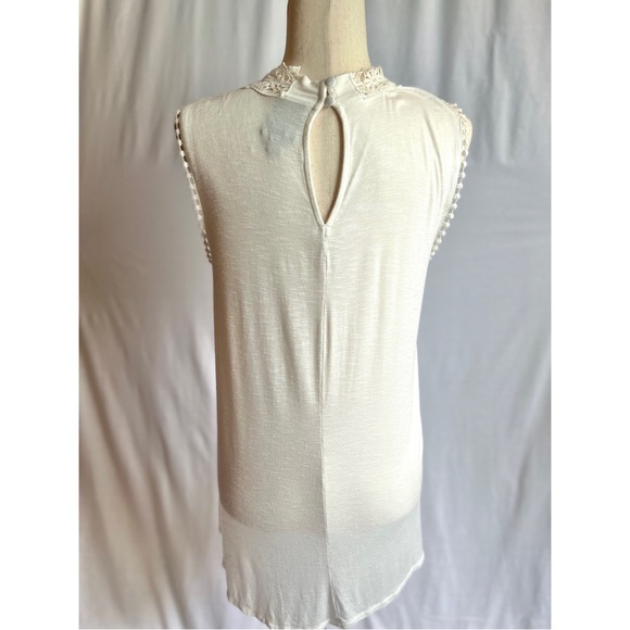 Bobeau Large Boho Ivory Tank Top - Picture 3 of 5